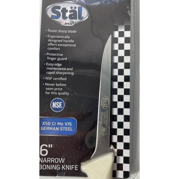 Stahl 6” Curved Boning Knife German Steel - Picture 3 of 4